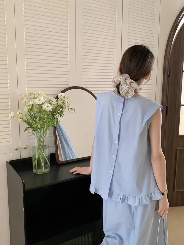 

Новый летний женский жилет irt, деревянный дизайн, юбка трапециевидной формы с высокой талией, комплект из двух предметов, хлопковый материал, модный ансамбль