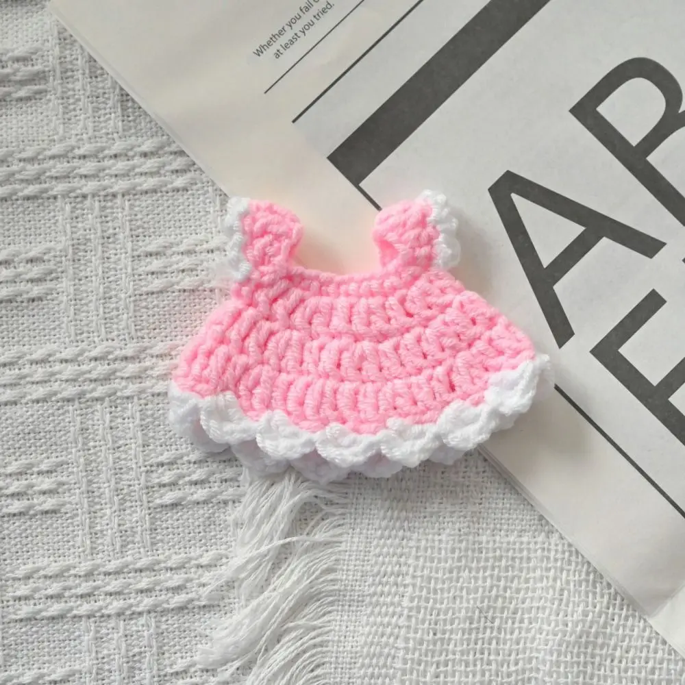 New Cute Cotton Doll Accessories Lovely Princess Cute Knitted Dress for 10cm Cotton Doll/for EXO Idol Dolls