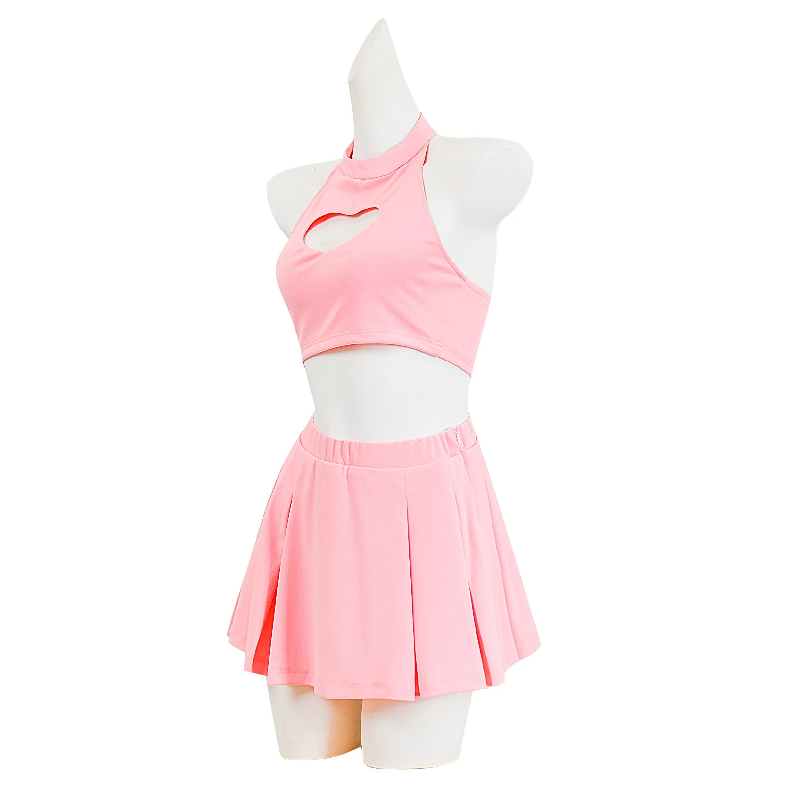 

Death Note Mihaisha Pink Skirt Cosplay Suit Love Costume Cheerleader Pink Dress