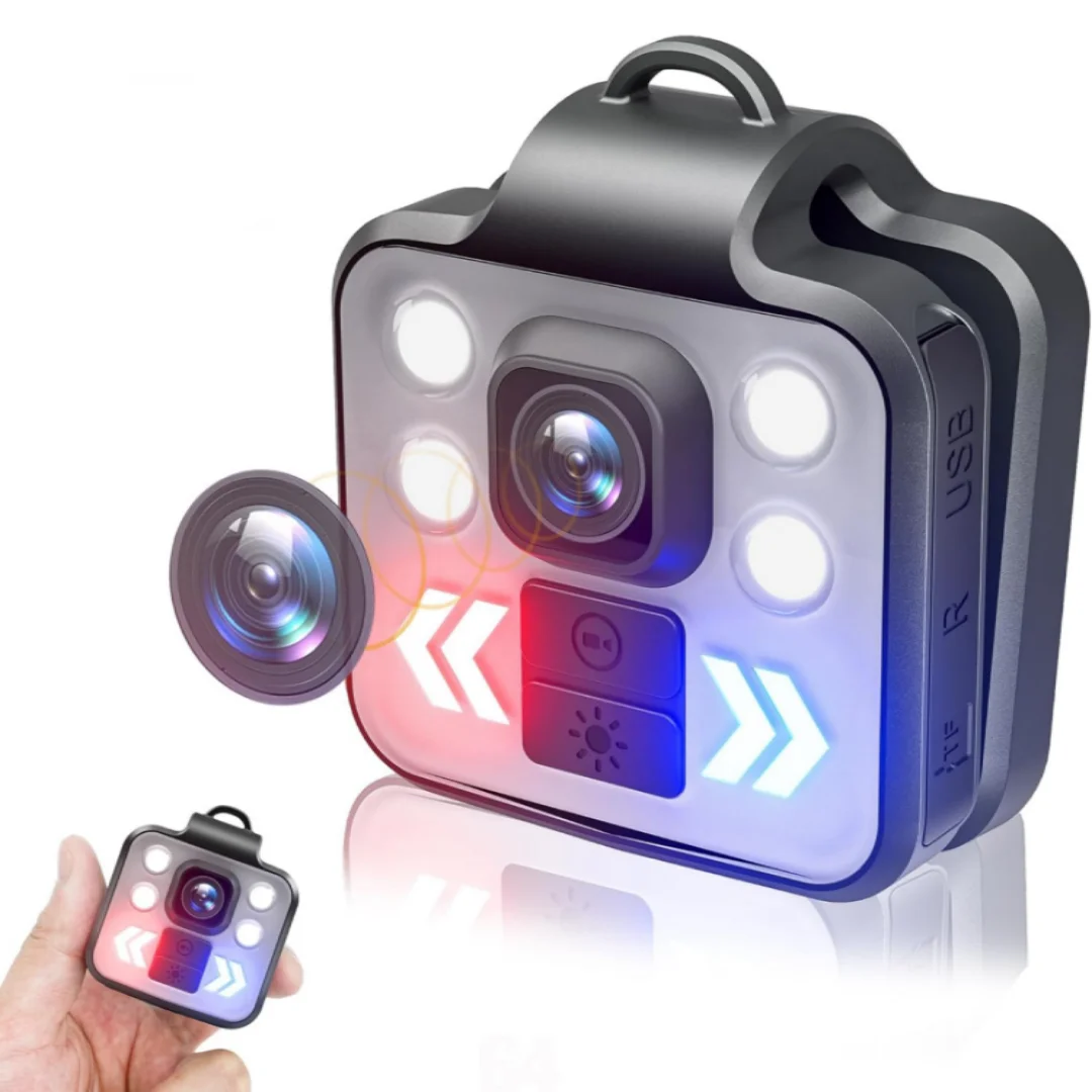 Mini Camera with Audio & Video Recording Recorder - Flashlig