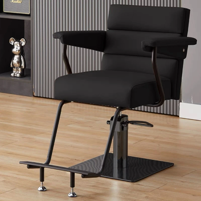 Beauty Salon Barber Chair Shampoo Luxury Facial Hairstylist Barber Chair Cosmetology Swivel Silla Sedia Barber Equipment WN50BC