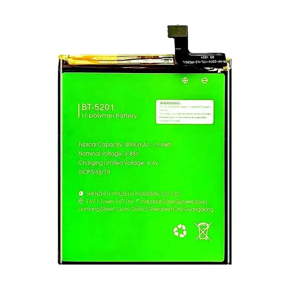 

BT-5201 Lightweight Mobile Phone Battery 4000mAh For Leagoo Power 2 Pro Power2 Pro