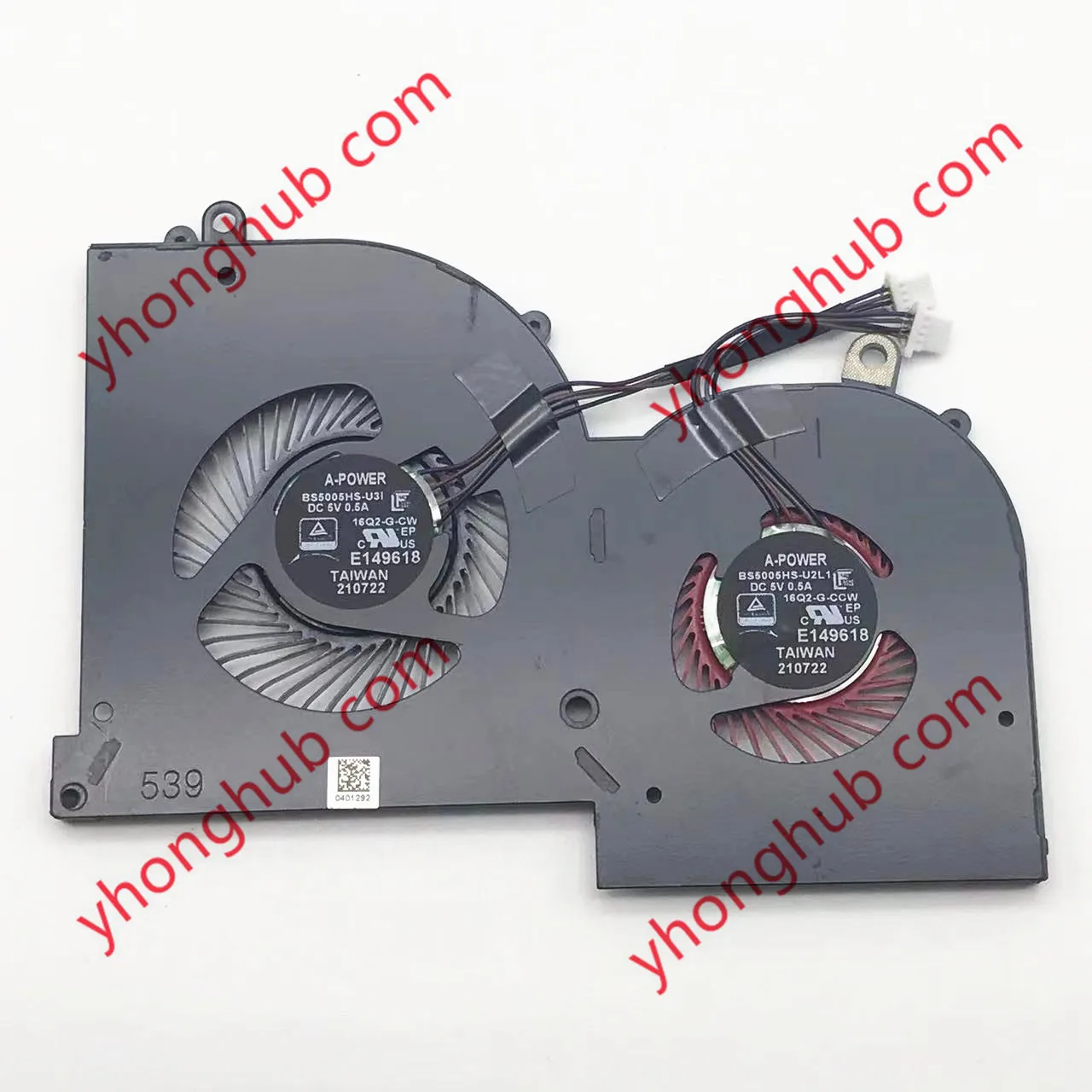 

MSI 16Q2-GPU-CW 16Q2-GPU-CCW BS5005HS-U31 GS65 P65 DC 5V 0.5A Server Cooling Fan