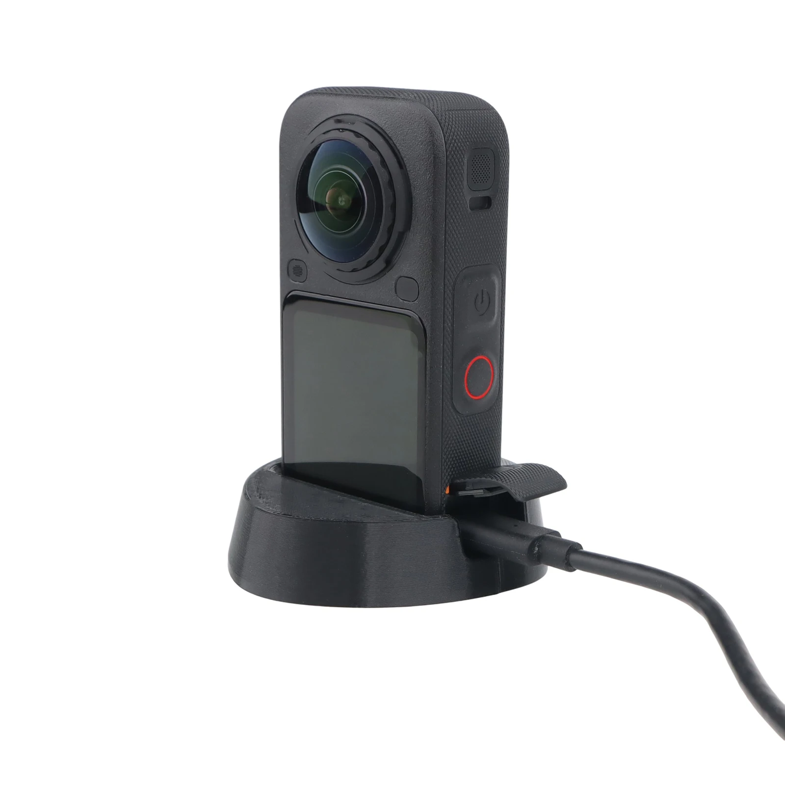 TPU Stand Base for Insta360 X6 Anti‑Fall Support Holder Keep Camera Upright without Blocking Charging Port Camera Accessory​