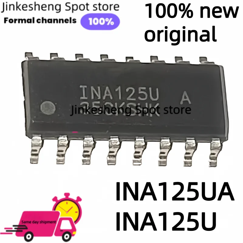 2 قطع 100% جديدة شريحة أصلية IC مكون إلكتروني SMD INA125U INA125UA SOP16 #1