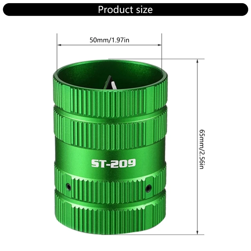 Plastic Tubing Deburrer with Precise Cutting Tip, Pipe Reamer Deburring Tool for Enthusiasts Constructions Use