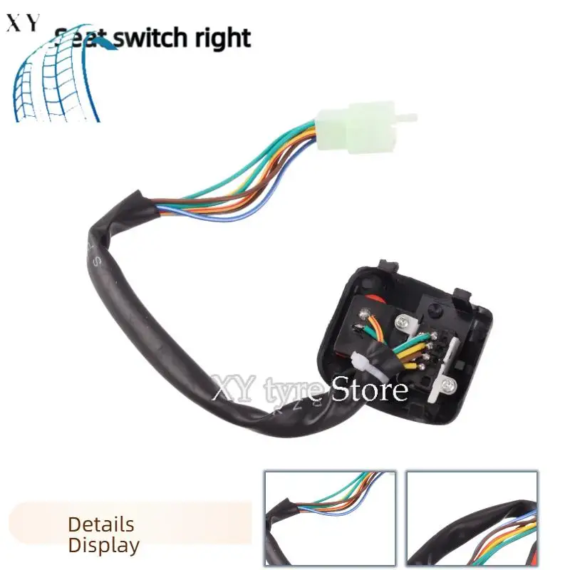 

Переключатели контроллера на руле для электрического велосипеда Yamaha, скутера, сигнал, электрическая противотуманная фара, звуковой сигнал, кнопка включения-выключения