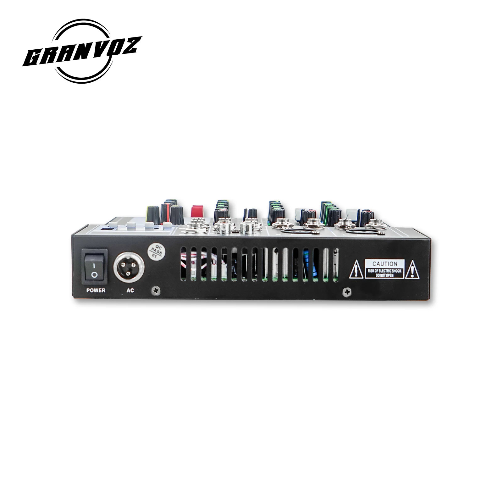 Amplificatore stereo DJ Mixer USB alimentato a 4 canali Mixer audio DJ