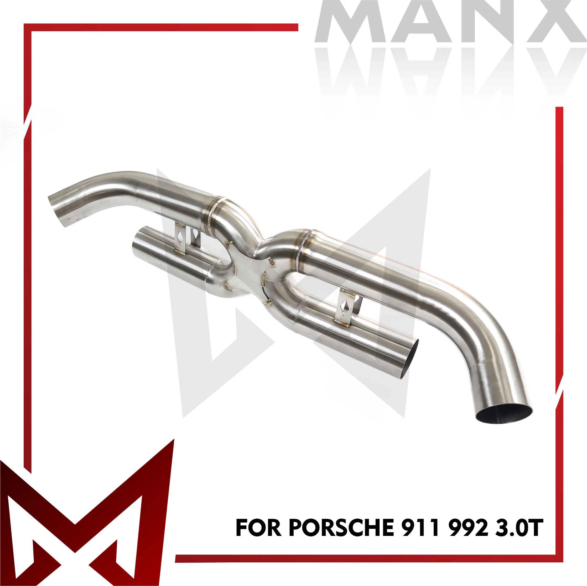 

MANX Catback for Porsche 911 992 3.0T Carrera Stainless steel Exhaust system Non-destructive installation