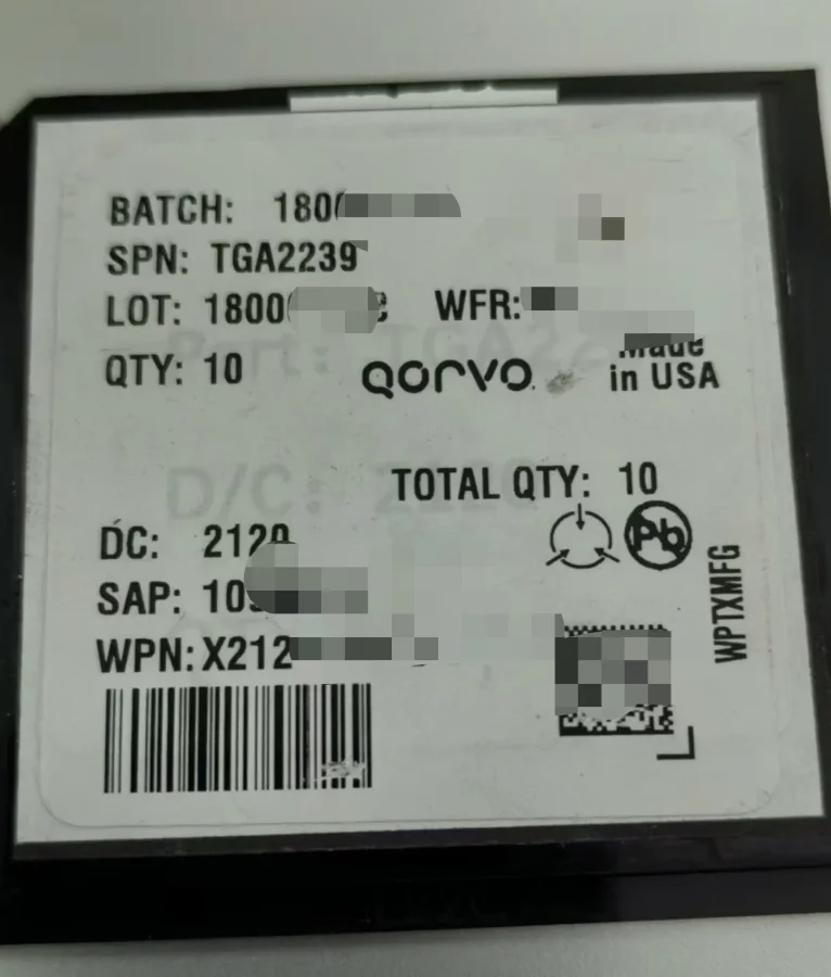 TGA2239-CP Qorvo  RF Amplifier 13-15.5GHz 30dB 50W Pout 45.5dB    New Original  100%
