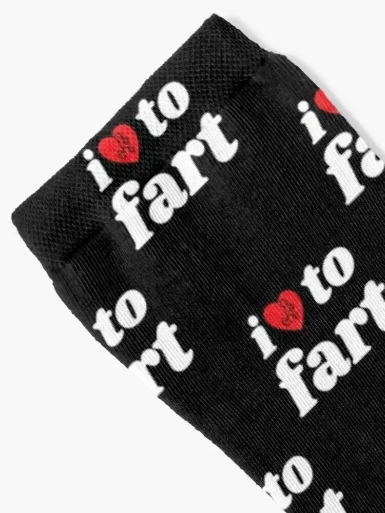 Funny farting saying - i love to fart sarcastic dad saying Socks Novelties luxe sport hip hop Male Socks Women's
