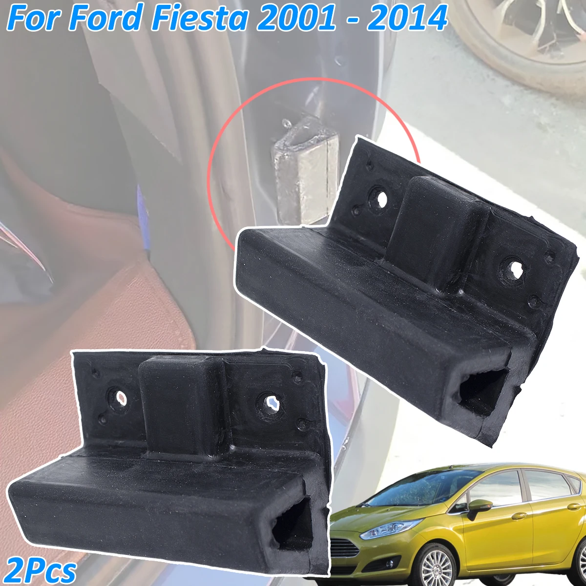 Durable-Tailgate Bump Stop Replacement Kit For Ford Fiesta 2001 - 2012 2013 2014 Rear Boot Trunk Cushion 1354972 Car Accessories