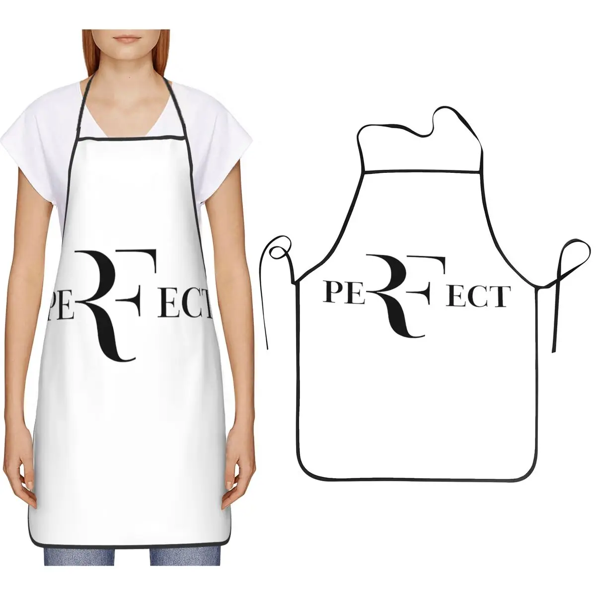 

Фартуки Роджера Федерера для шеф-поваров, кулинарии, уборки на кухне, для женщин и мужчин, для рисования