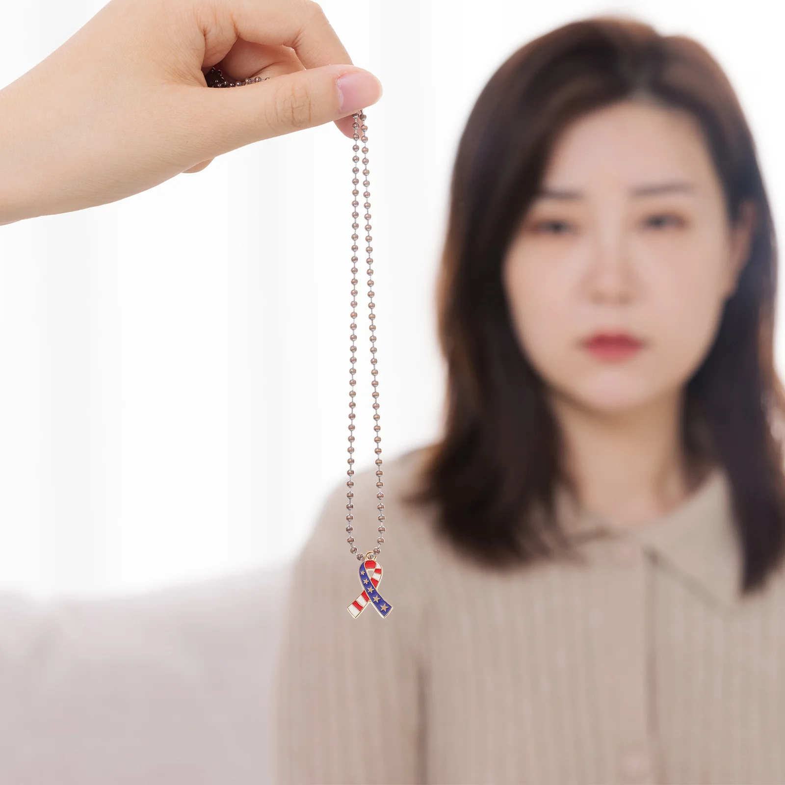 

26Pcs Aids Awareness Ribbon Charms Jewelry Alloy Small Ribbon Pendants DIY Supplies Crafts Accessories Jewelry Charms