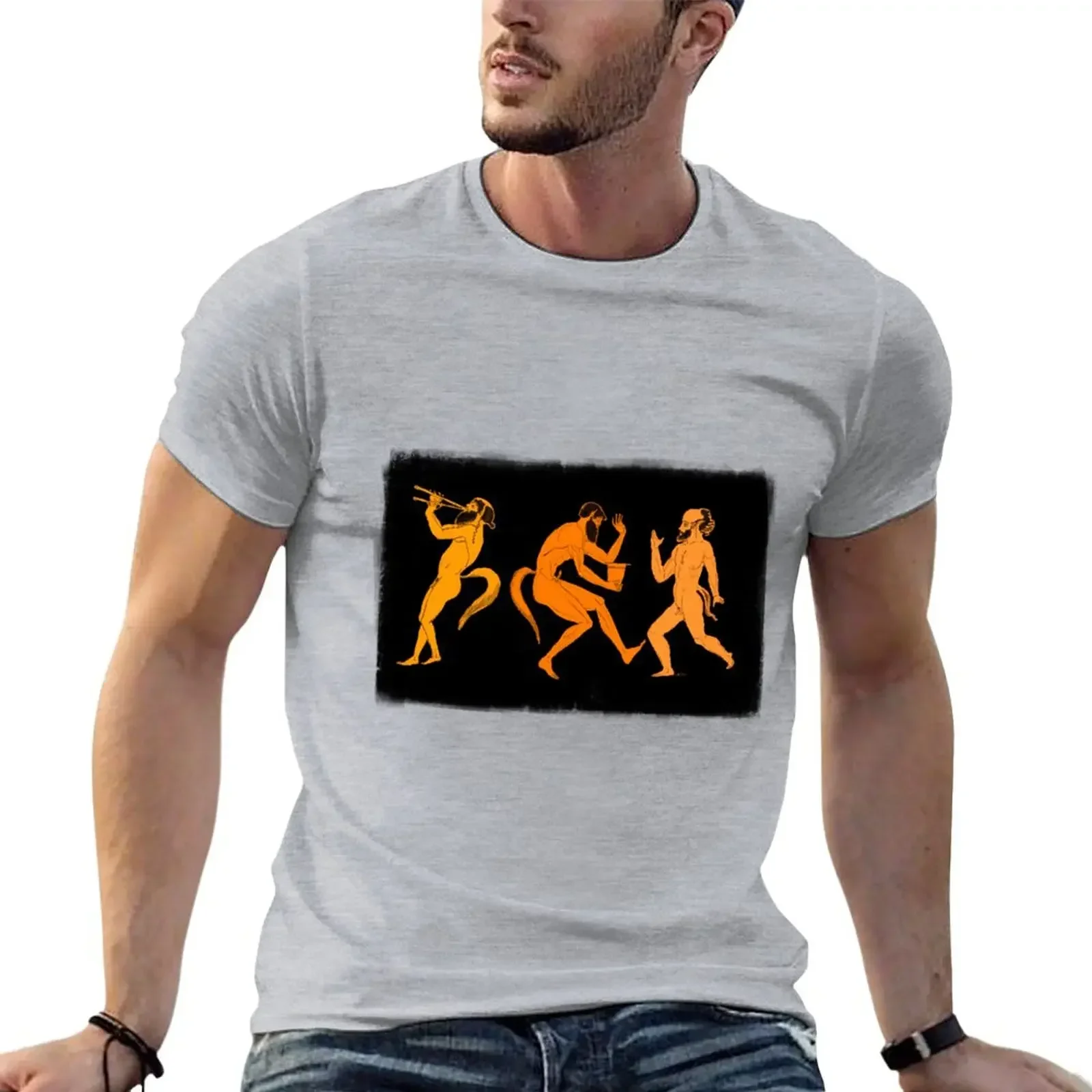 Reveling Satyrs T-Shirt aesthetic clothes boys animal print men clothing