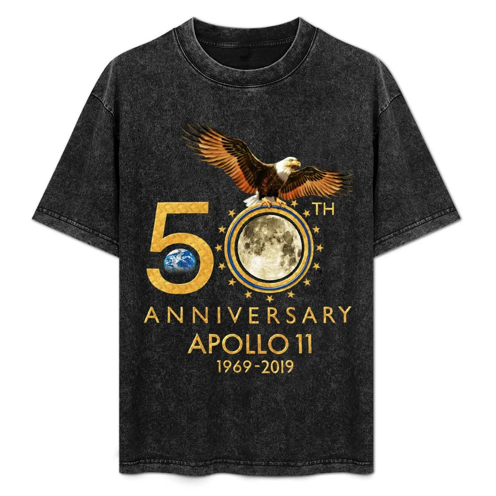 

50th Anniversary Apollo 11 moon landing 1969-2019 T-Shirt Holiday Outdoor T-Shirt