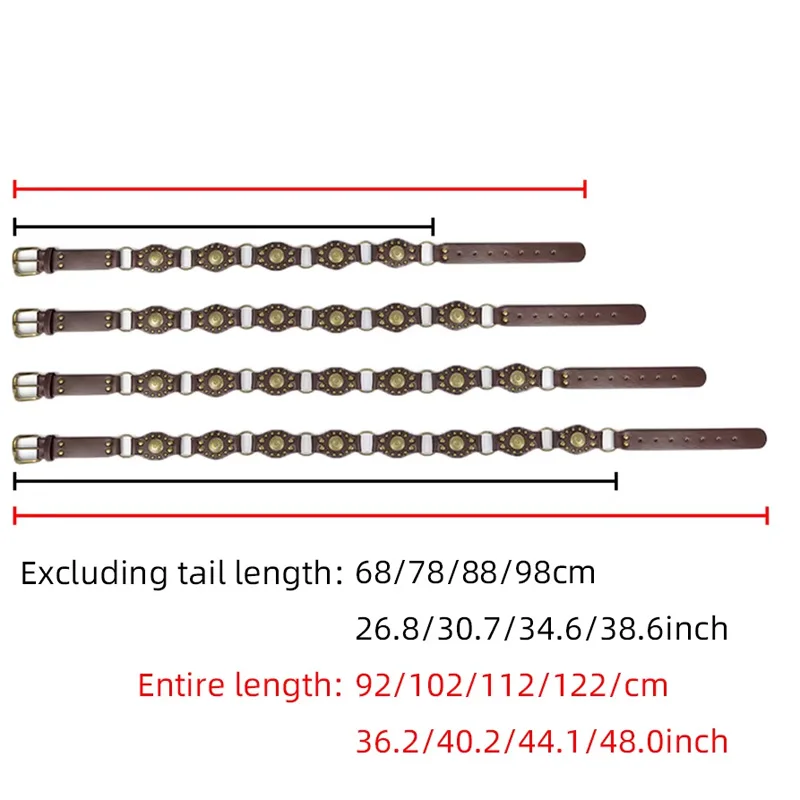 Desinger Belts For Women High Quality Punk Gothic Vintage Brown Corset Belt Female Unisex Men Waistband  Western Cowgirl Cowboy