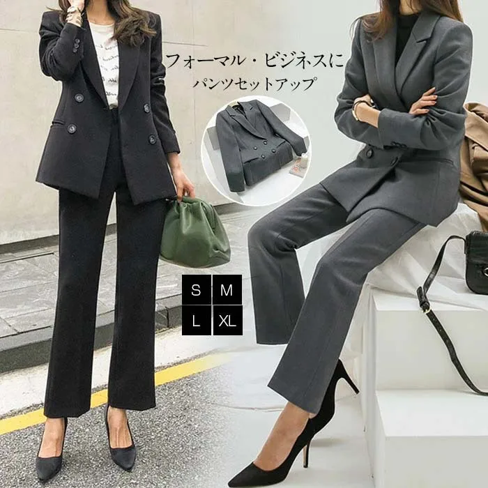 

Grey Professional Women's Suit Set Spring Autumn New Style Fashionable Workwear Long Sleeve Commute Style Three Piece Set