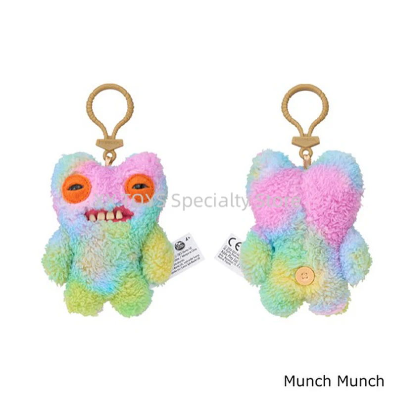 Fuggler Funny Ugly Monster Plush Keychain Pendant Quirky Funny Tooth Monster Schoolbag Keys Decoration Pendants Keychain Doll