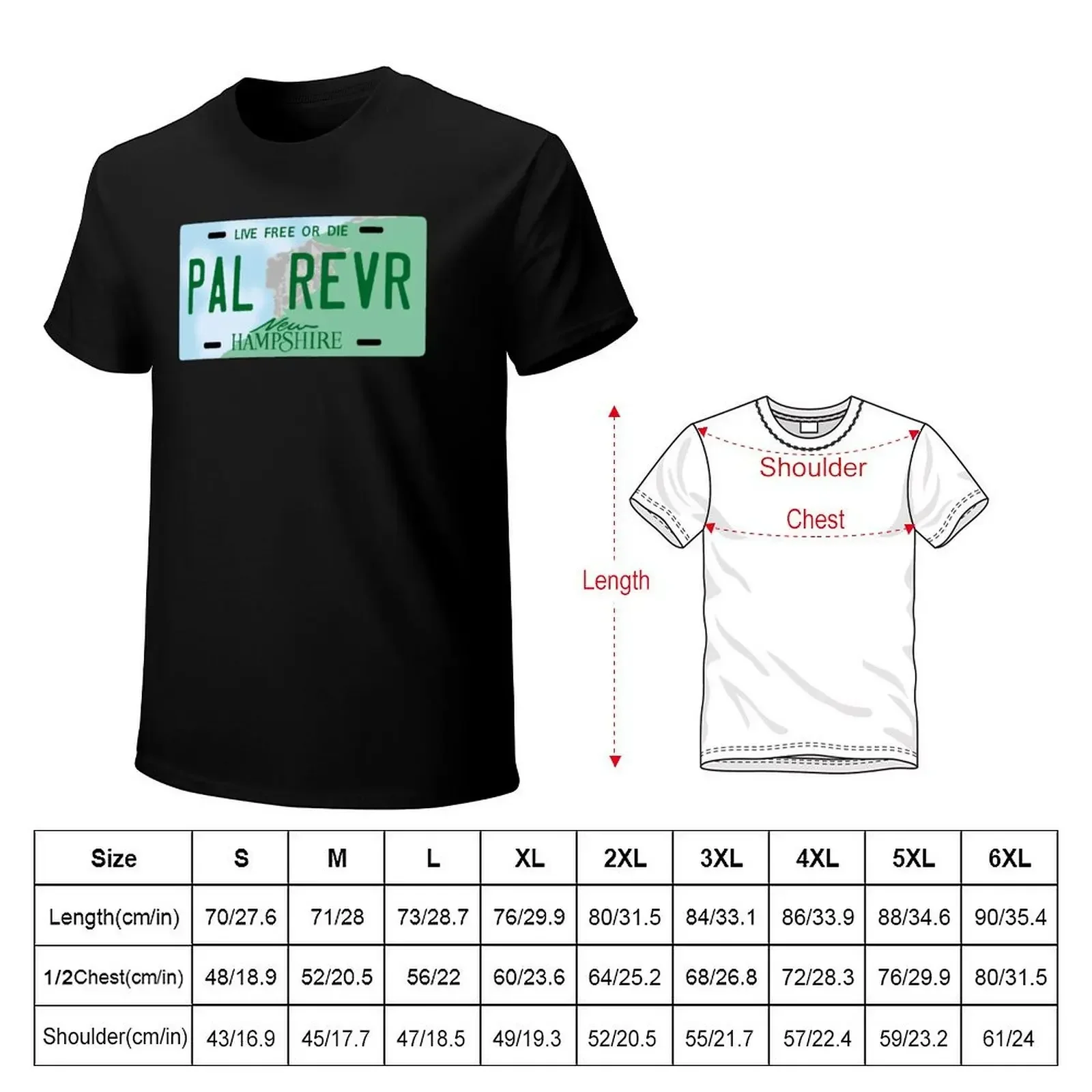 Paul Revere T-shirt graphics tees oversized t shirt men