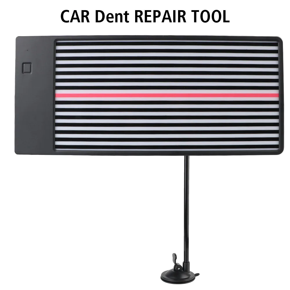 Dent Removal Checking Line Board Reflector Set PDR Car Dent Repair Tool Paintless Wire Board LED Reflector Lamp Kits