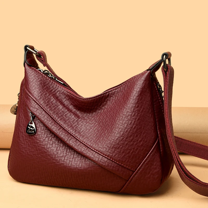 

Female Hobo Handbag Large Capacity Shoulder Bags Big Stylsih Tote Bag Ladies Soft Leather Hobos Messenger Bags Women Shopper Bag