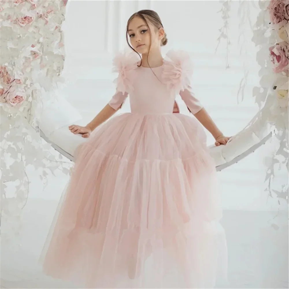 custom-luxury-flower-girl-dress-wedding-banquet-birthday-party-pageant-runway-princess-tutu-gown-kids-3d-floral-applique-lace