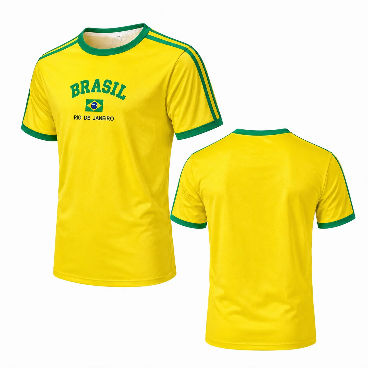 Summer Sports T-shirt For Brazil Letter Aesthetic 90's Crop Tops Casual Short Sleeve Tee Kpop Streetwear Vintage Y2K Clothes