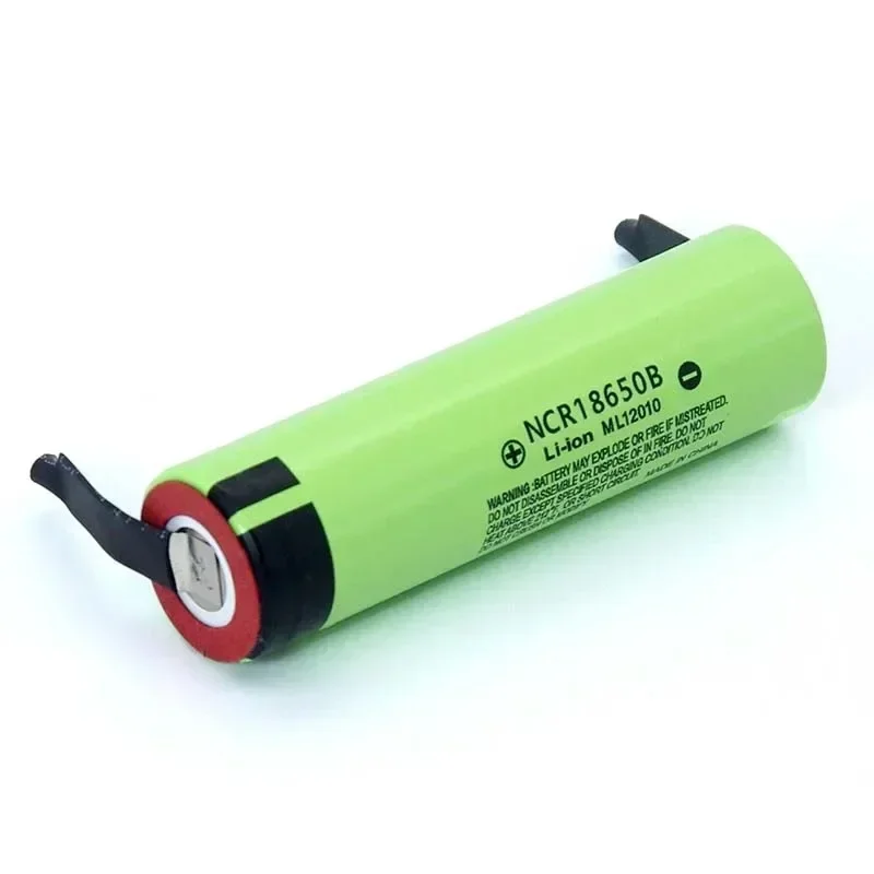 Hot Noya raye new NCR18650B 3.7V 18650 3400mAh 18650 rechargeable lithium battery + DIY nickel piece