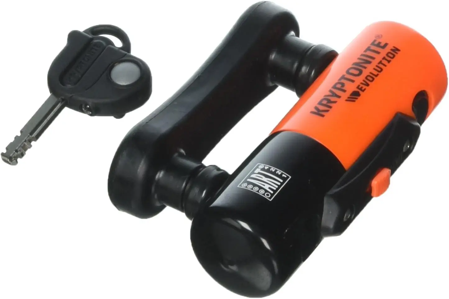 

Замок для велосипеда из закаленной стали 13 мм, высокозащищенный, оранжевый, с 3 ключами, сертифицированный Sold Secure Gold