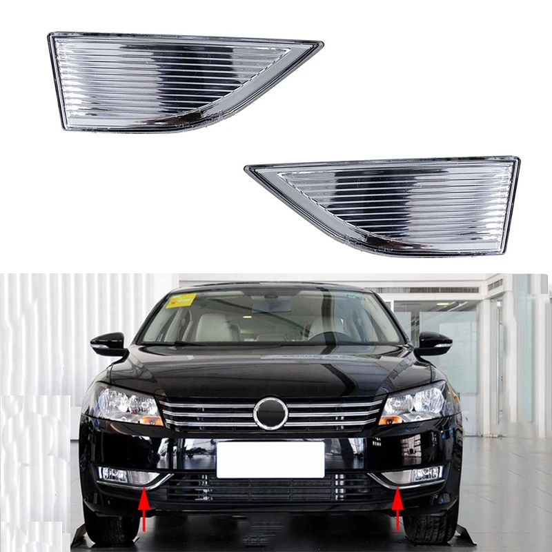 Auto Left Right Front Bumper Lower Reflector Reflective for Passat 2011 2012 2013 2014 2015 56D941777 56D941778