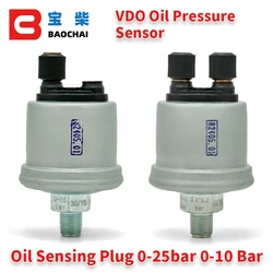 VDO Oil Pressure Sensor   Oil Sensing Plug 0-25bar 0-10 Bar   Universal VDO 1/8 NPT Oil Pressure Sensor for Generator