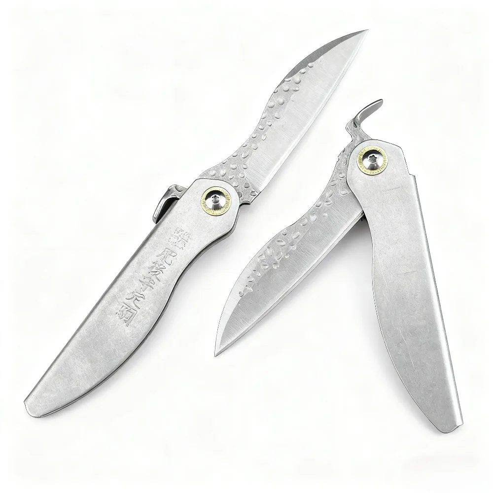 Cuchillo plegable de bolsillo para supervivencia al aire libre, herramienta multiusos para acampar, senderismo, escalada en roca, supervivencia, pesca, barbacoa, corte EDC