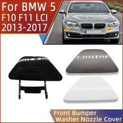 Auto Headlamp Washer Nozzle Shell Cap Cover For BMW 5 F10 Sedan Lci 2013 2014 2015 2016 2017 Painted 51117332683 51117332684