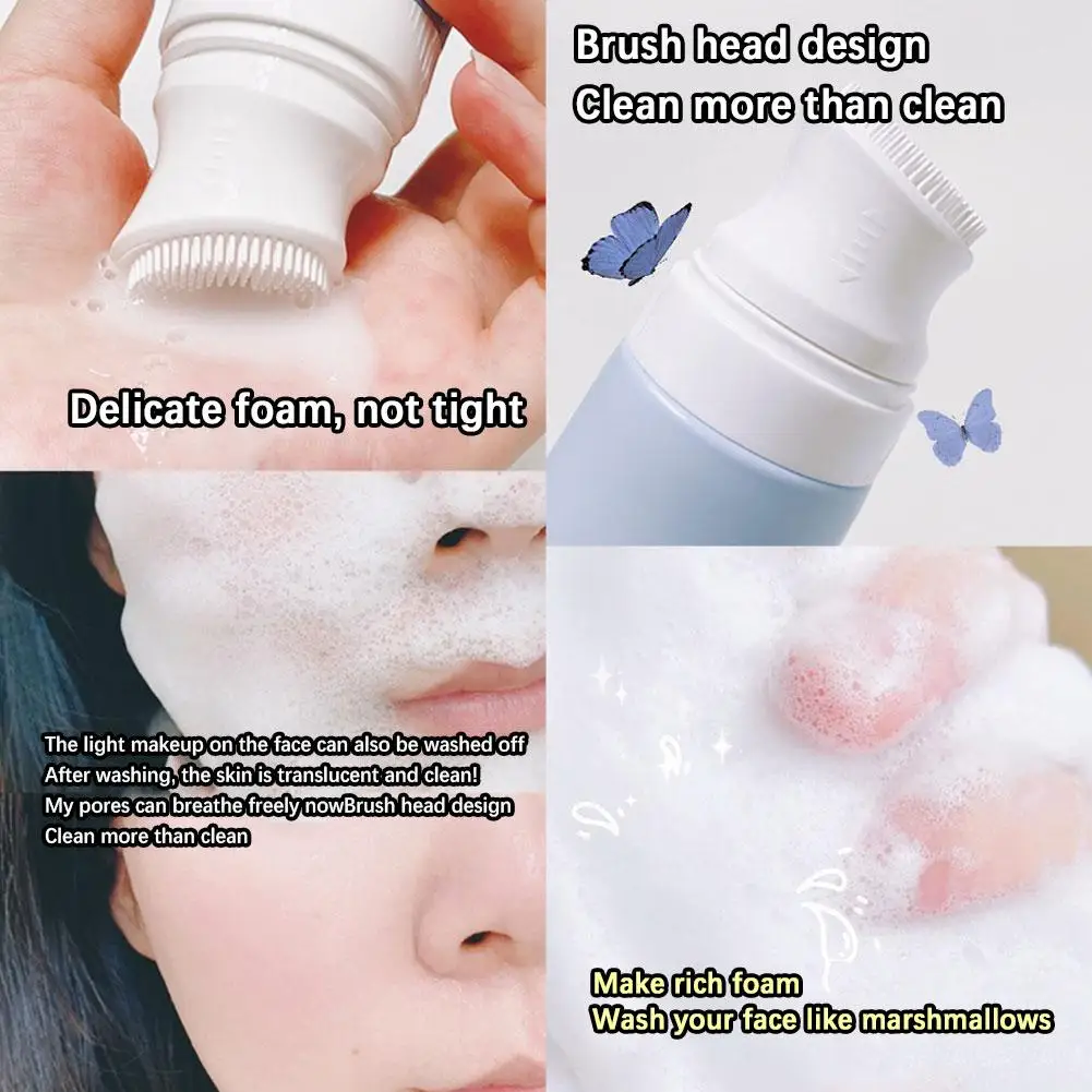 120ml Facial Cleanser Amino Acid Gentle Cleansing Mousse Deep Control Oil Unclog Skin Care Cleansin Facial Moisturizing Cle N7V5