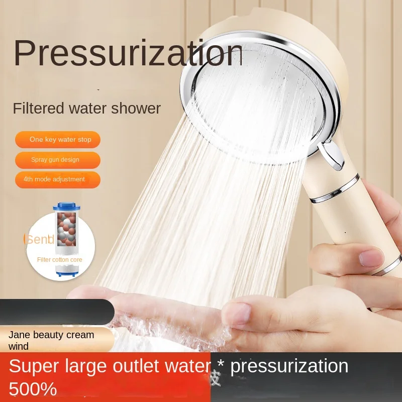 Rainhead filtration adjustment gear boost handheld showerhead shower set cross-border spray gun flushing showerhead