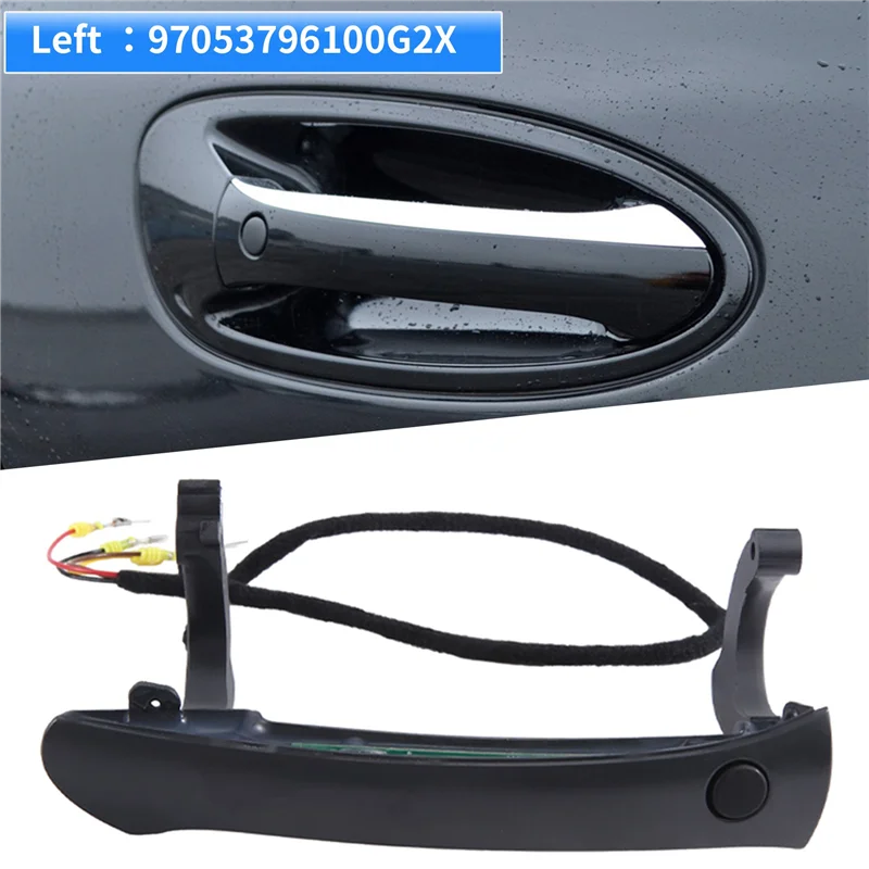 BB-포르쉐 Panamera 2010-2016 자동차 외부 도어 핸들 왼쪽 97053796100G2X 부품