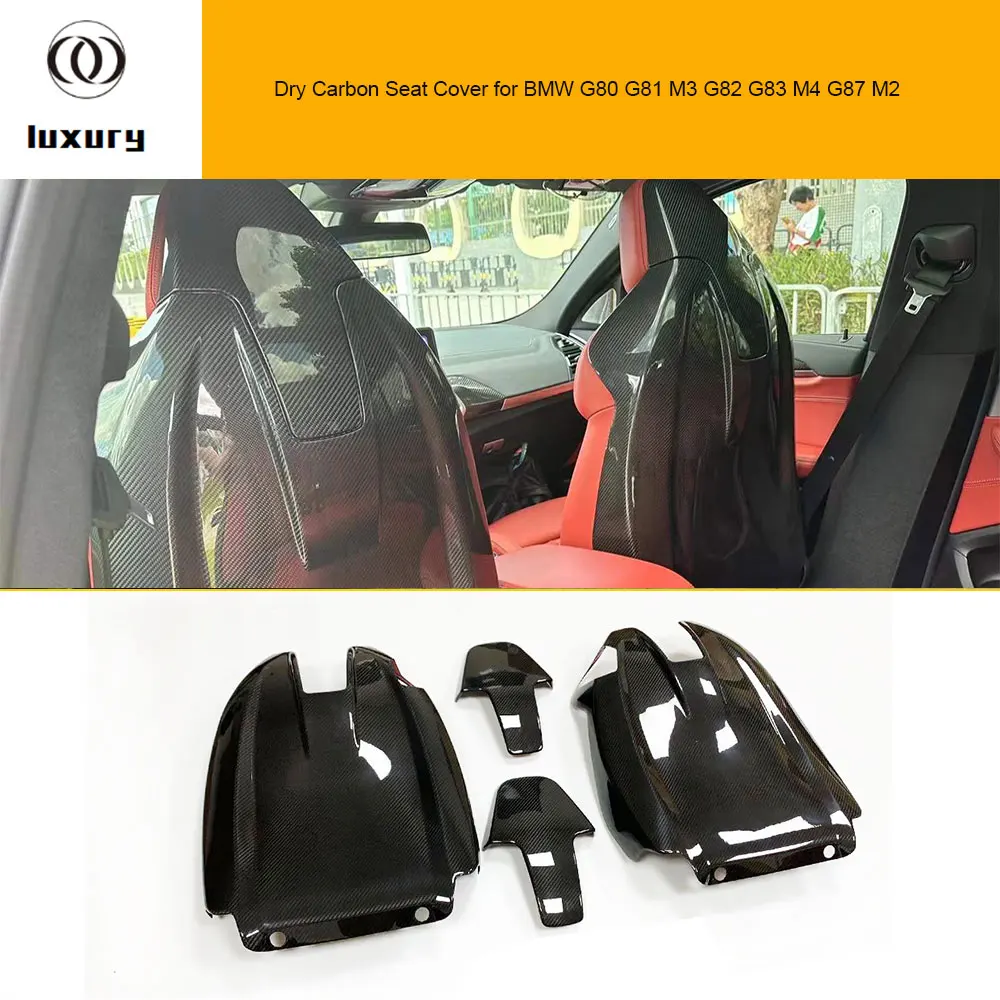 

G87 M2 G80 G81 M3 G82 G83 M4 F97 F98 X3M X4M f91 f92 f93 M8 Add On Dry Carbon Fiber Rear Back Seat Cover Trim