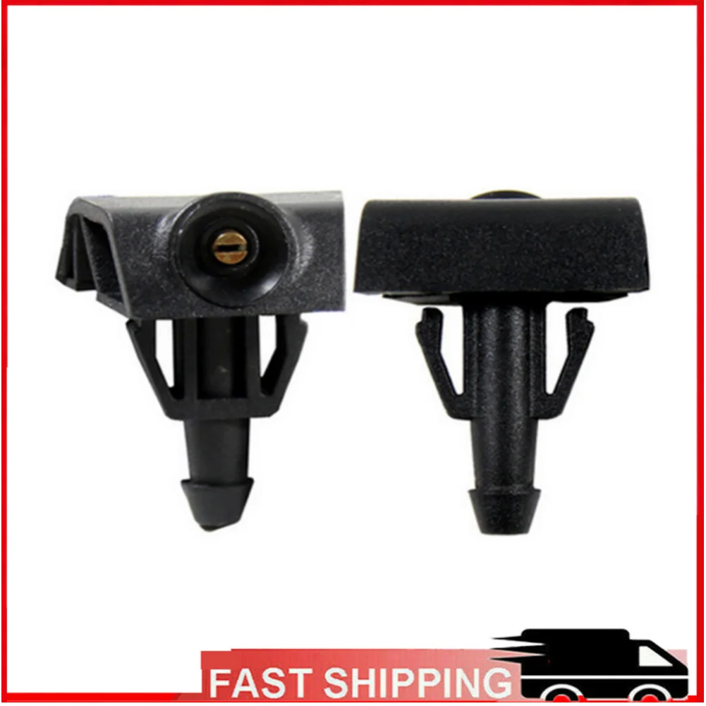 

1 Pair Front Windscreen Wiper Washer Nozzle Jet For-Peugeot 206 406 407 207 208 308 508 2008 3008 4008 6008 301 408 Accessories