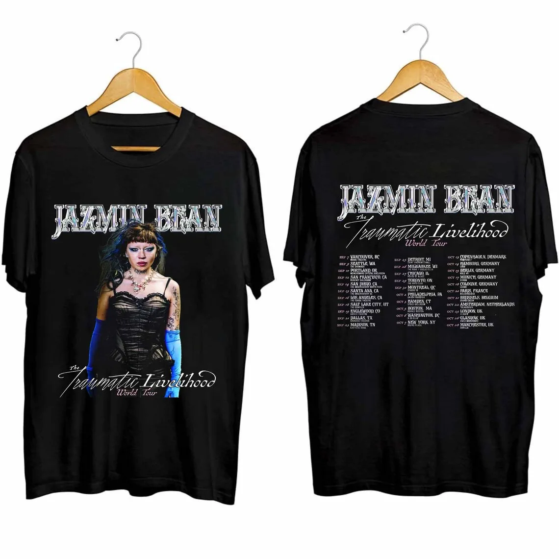 Jazmin Bean Traumatic LiveliHood World Tour 2024 Shirt, Jazmin Bean Fan Shirt