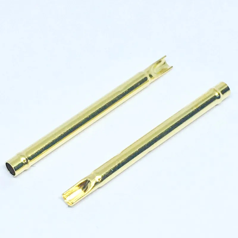 20/100PCS R125-2S Test Pin P125-B P125-B1 Receptacle Brass Tube Needle Sleeve Seat Solder Connect Probe Sleeve 30mm Dia 2.36mm