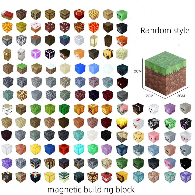 ألعاب الكتل المغناطيسية - بناء إصدار مغناطيسي منجم ألعاب البناء المغناطيسية DIY تجميع ألعاب بناء الطاولة