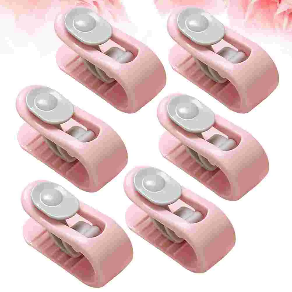 

1 Set 6pcs Quilt Holder Quilt Cover Non-slip Buckle Bed Sheet Clip Bed Sheet Fixed Buckle Household Quilt Fixator for Home Hotel