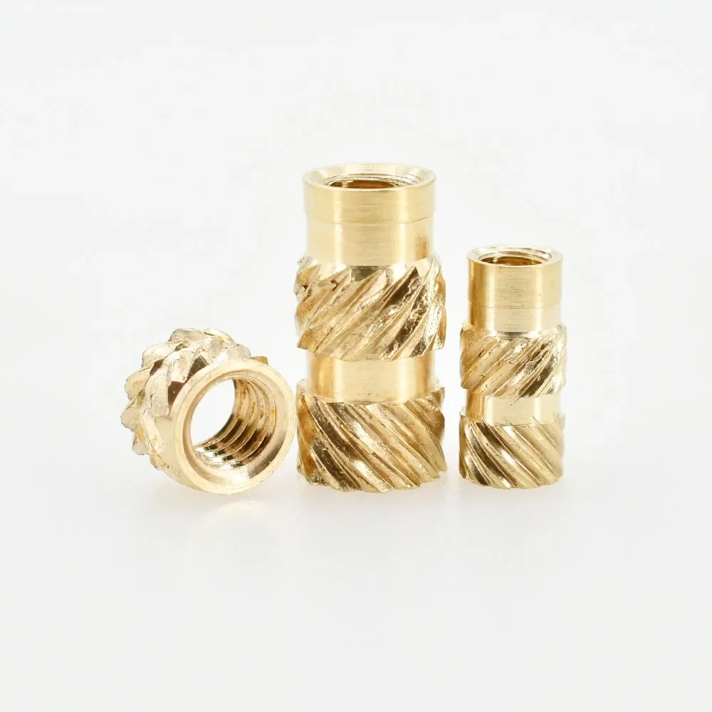 200/300/500Pcs Brass Insert Nut M2 M3 M4 M5 M6 Heat Metric Threaded 3d Printing Inserts Nuts Hot Melt Insertnut Copper Nutsert