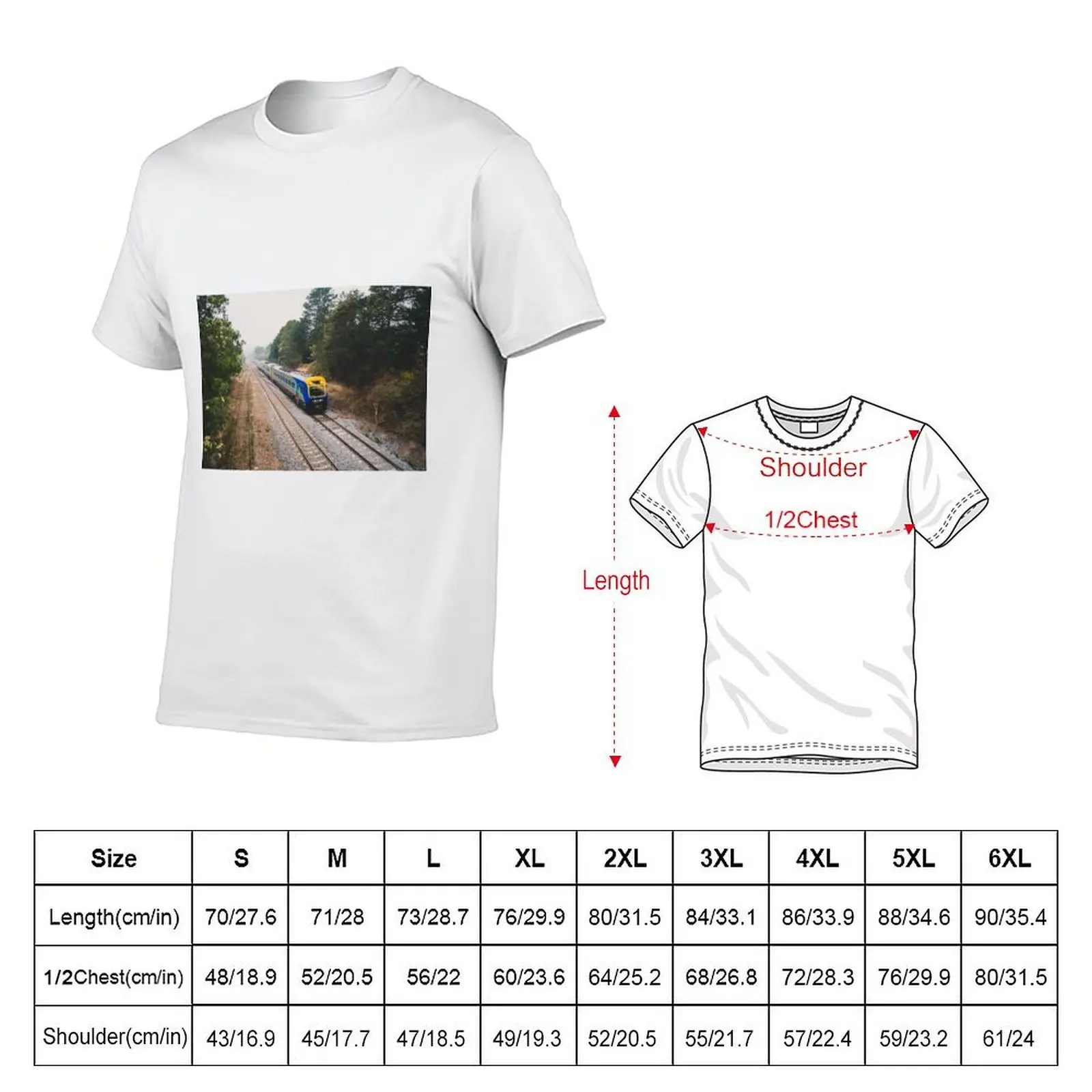 Australian Canberra Xplorer Train T-Shirt croswit shirt man plain men tshirt