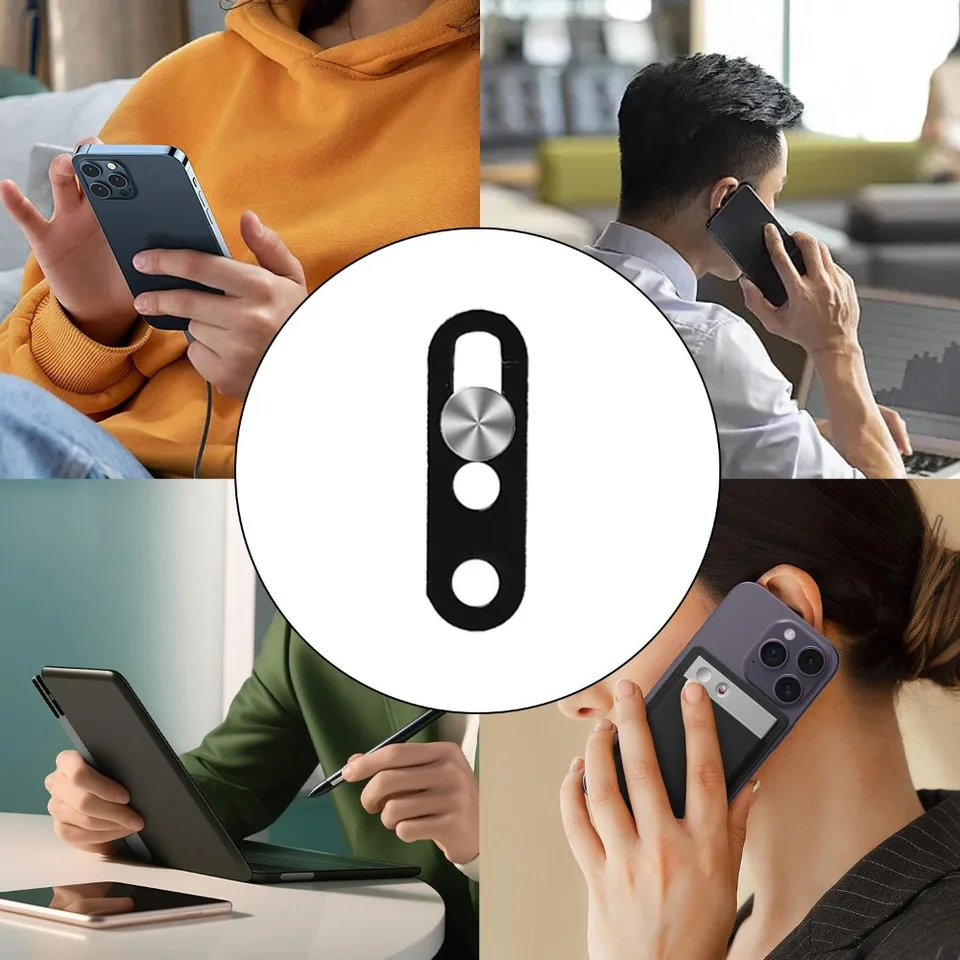 4 en 1 Fundas de Privacidad para Webcam Antipiratas Cubiertas de Lente Ultra Delgadas Protector Deslizante para iPhone 17 Air/17 Pro Max 2