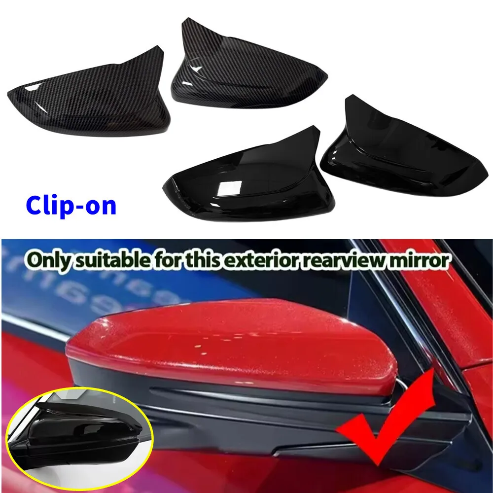 

For Honda Civic 2016 2017 2018 2019 2020 2021 Car Replacement Rearview Side Mirror Cover Wing Cap Door Housing Shell Trim ABS
