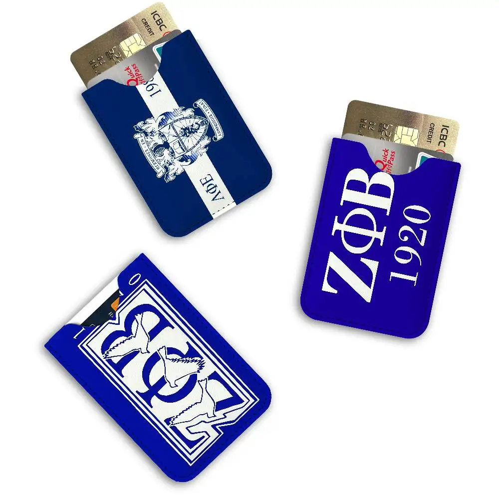 Zeta-Phi Betas logo Credit ID Business Card Holder, Practical Pocket Gift for Outdoor Driving & Daily Use