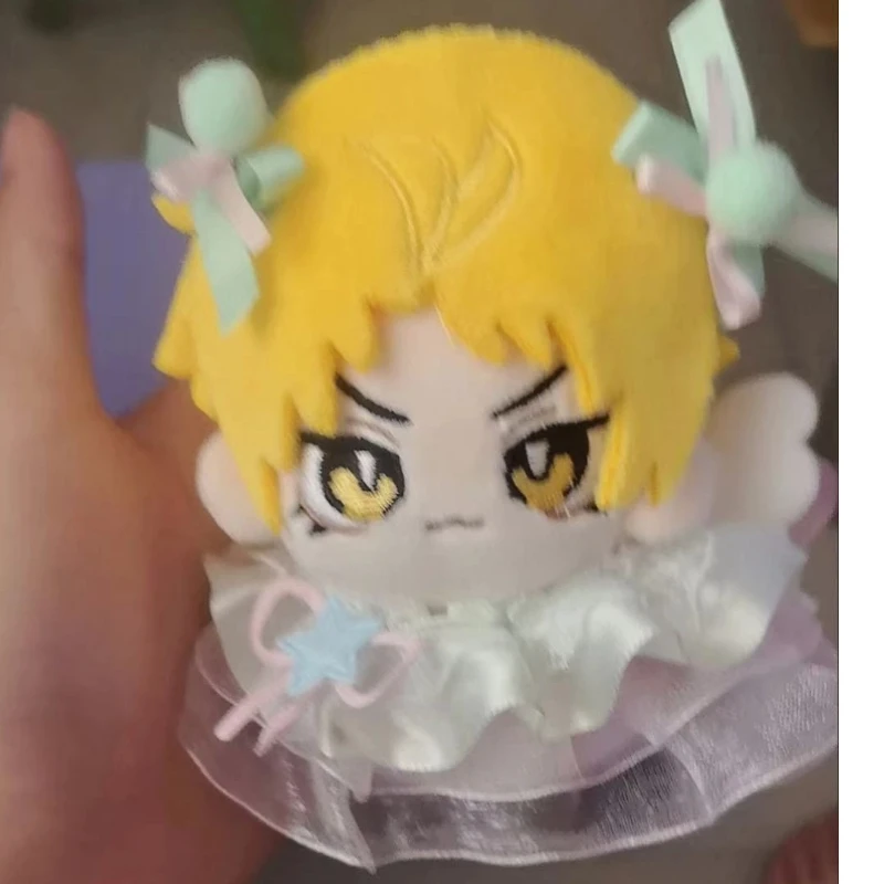 Stuffed 10cm Game Anime JoJo's Bizarre Adventure: Dio Brando Attributes Body Plush Doll Toy Soft Dress Up Cotton Kid Gift