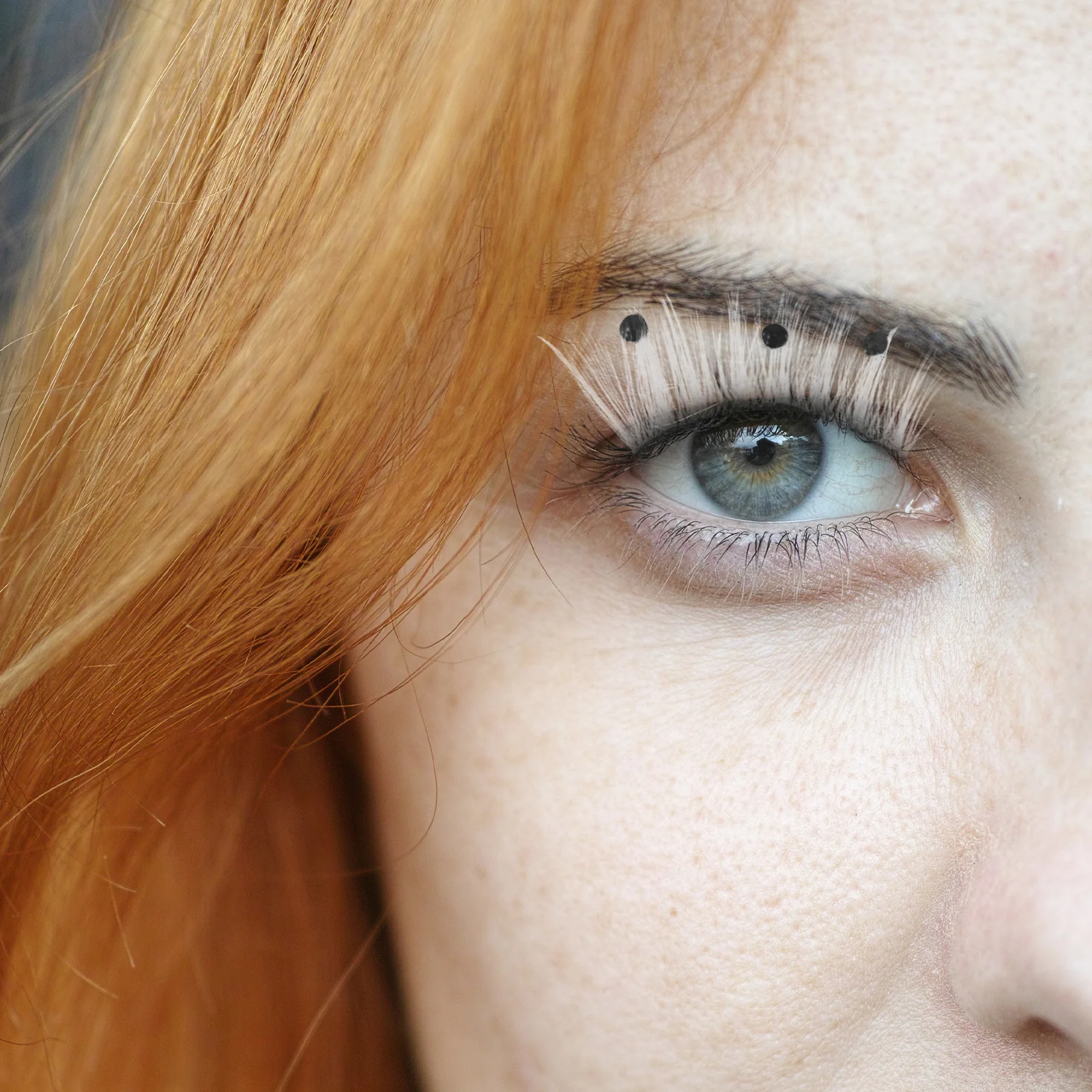 4 paia di ciglia finte bianche estensioni ciglia finte lunghe aspetto naturale cosplay festival trucco ciglia da palcoscenico